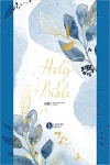 NIV  Larger Print Blue Soft-tone Bible with Zip